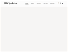 Tablet Screenshot of mc-fashion.com